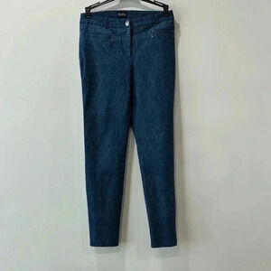 Soho Apparel Blue Straight Leg Pants